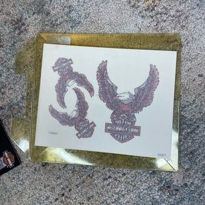 Vintage 1993 Harley Davidson temporary tattoos